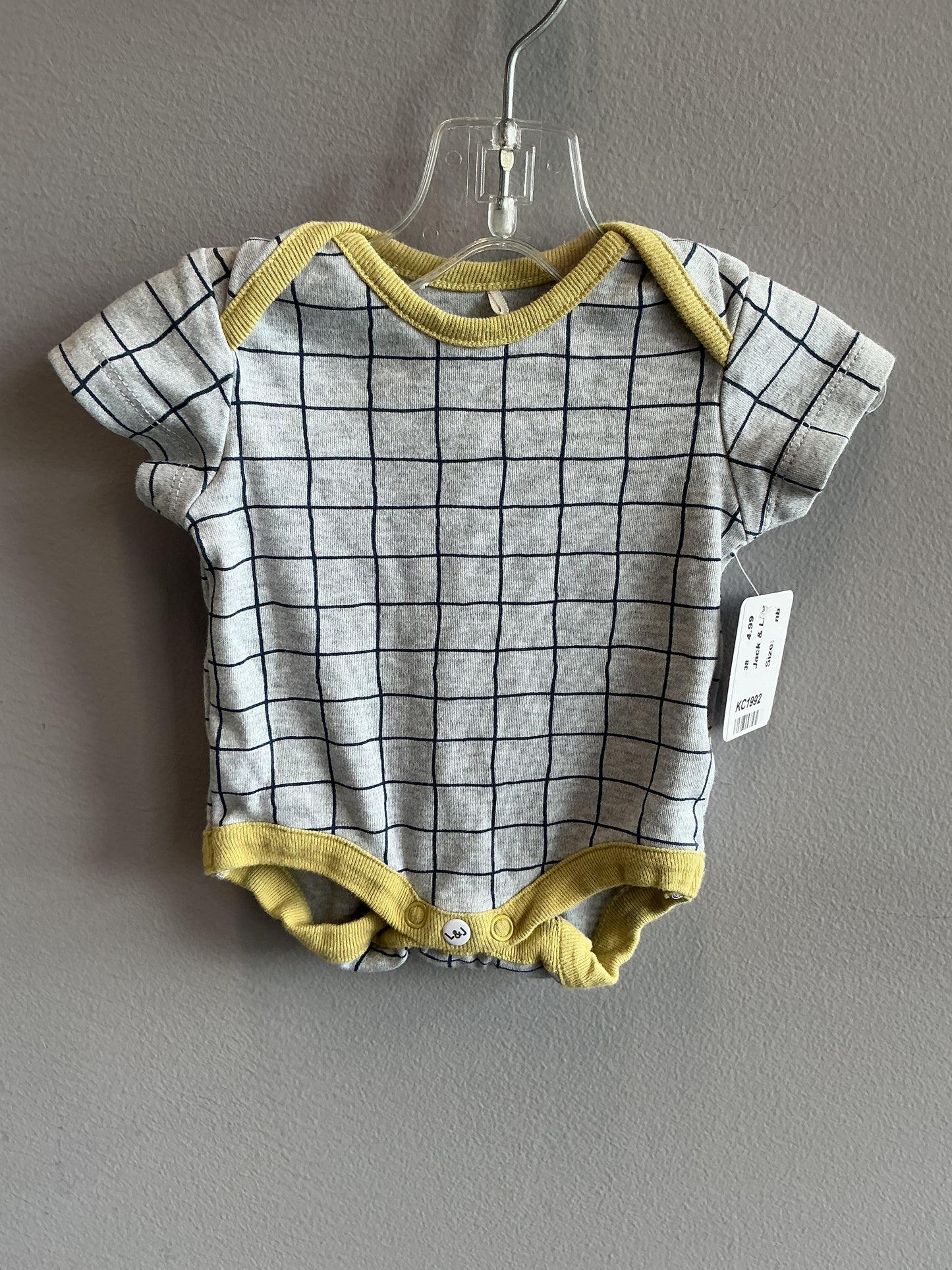 Lily & Jack Shortsleeve Onesie Sz NB
