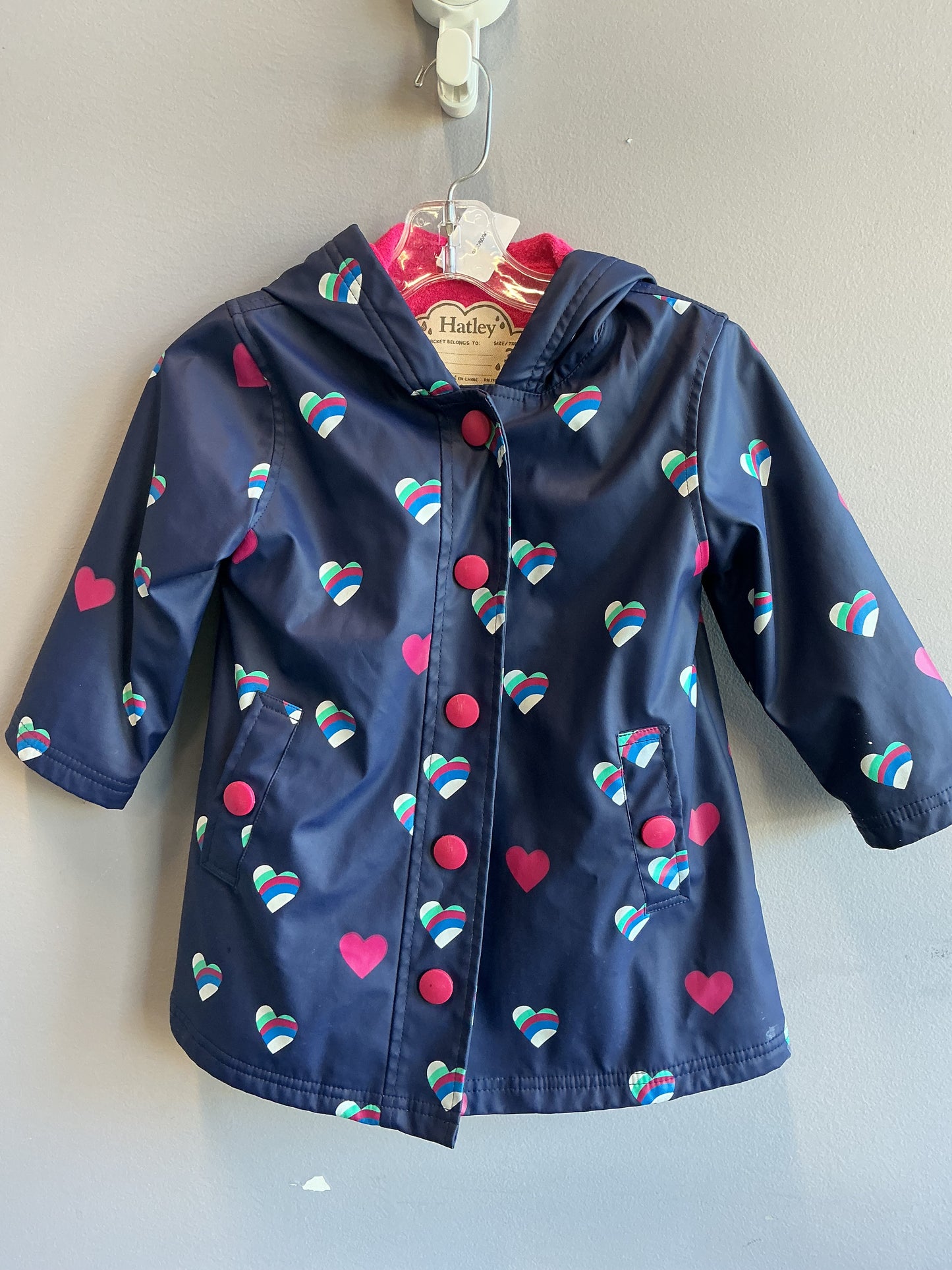 Hatley Fleece Snap Rain Coat