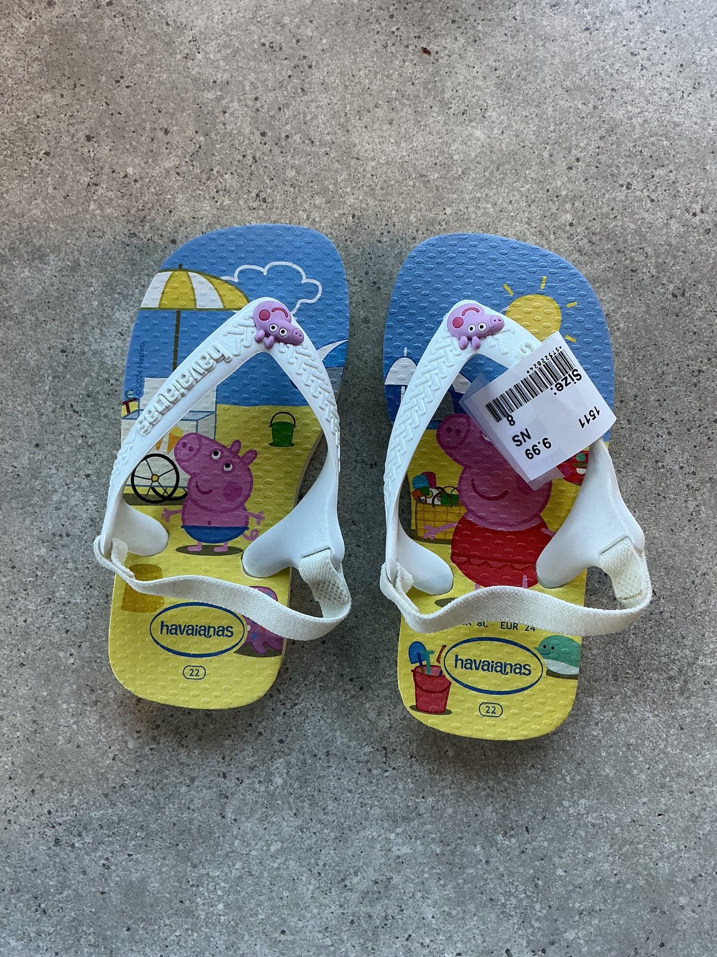 Peppa Pig Havaianas Sandals Sz 8