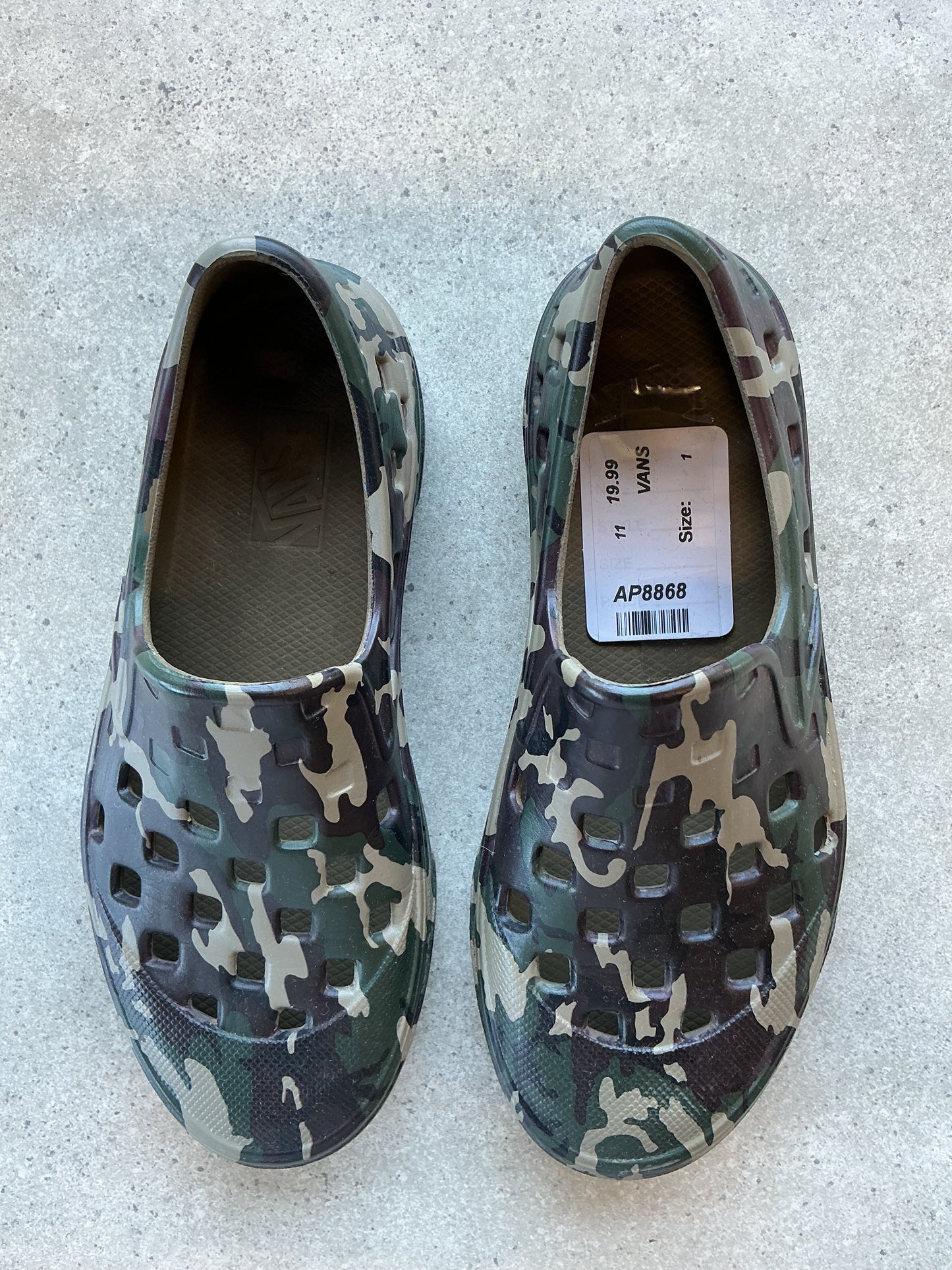 Vans Shoes Sz 1