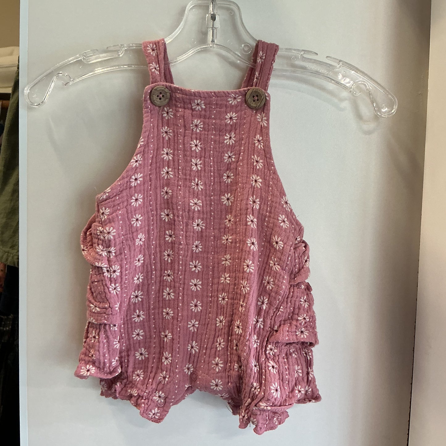 Emily Oliver Overall Shorts 3-6 months