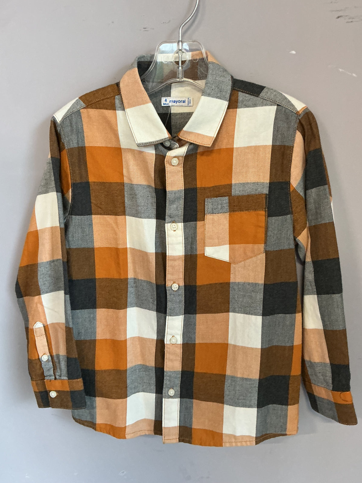 Mayoral Button Up Shirt size 4