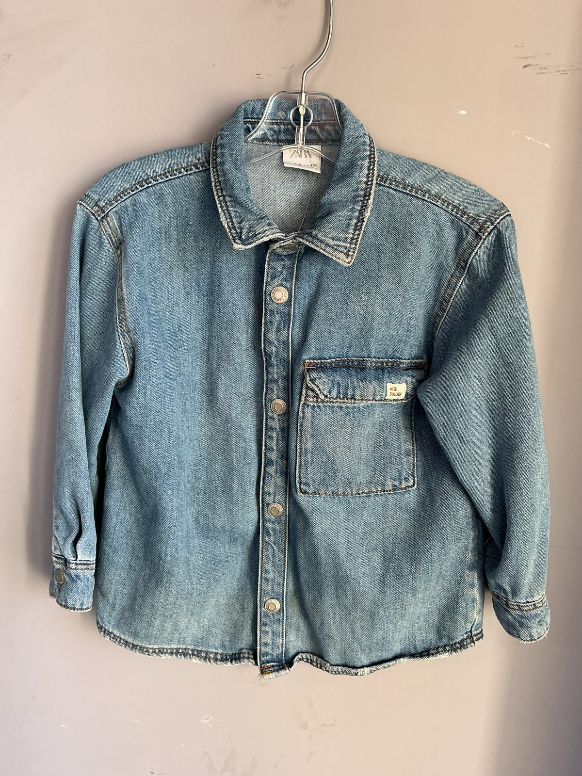 Zara Denim Shacket size 5
