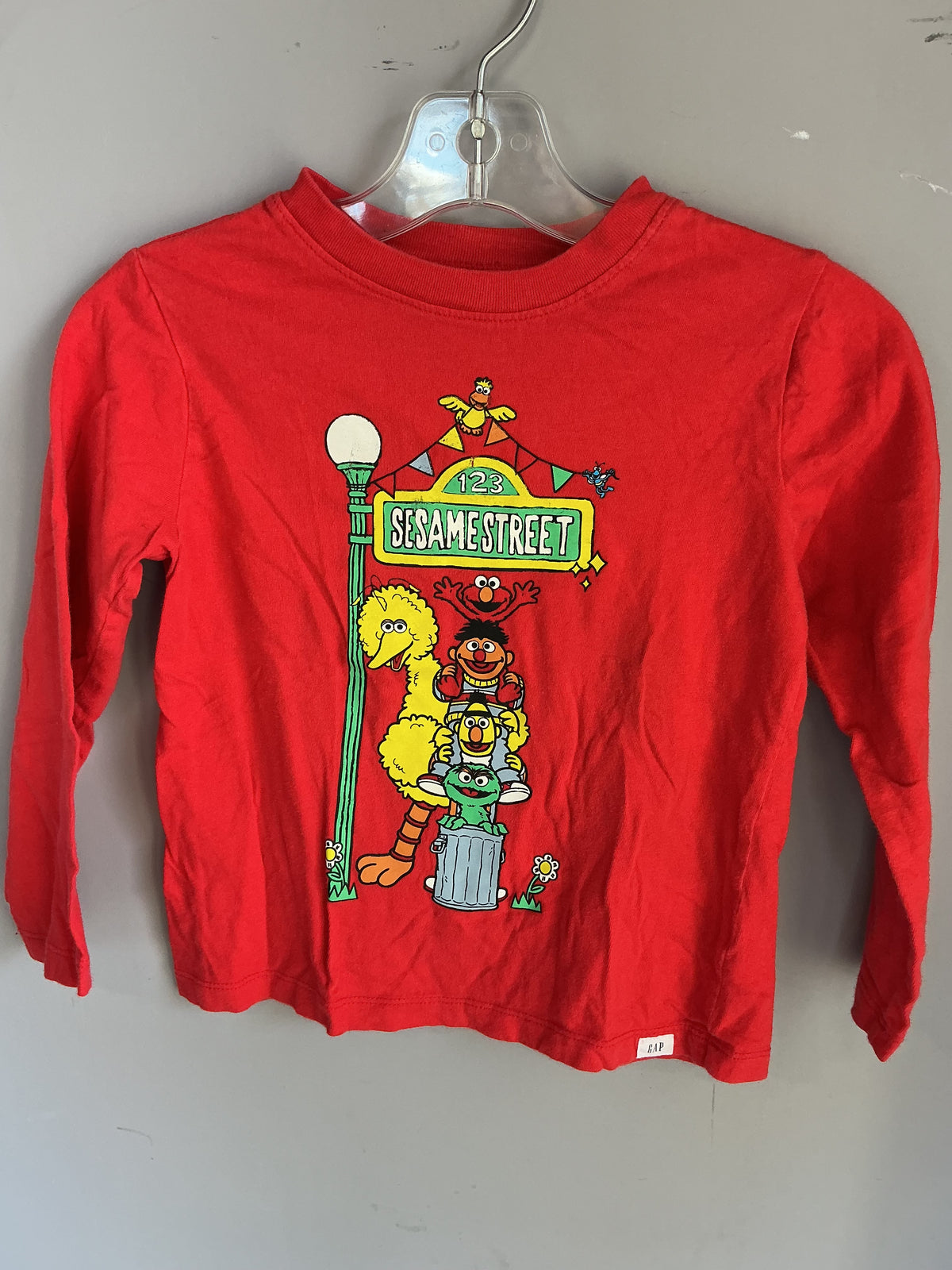 Gap Sesame Street Long Sleeve Shirt size 4