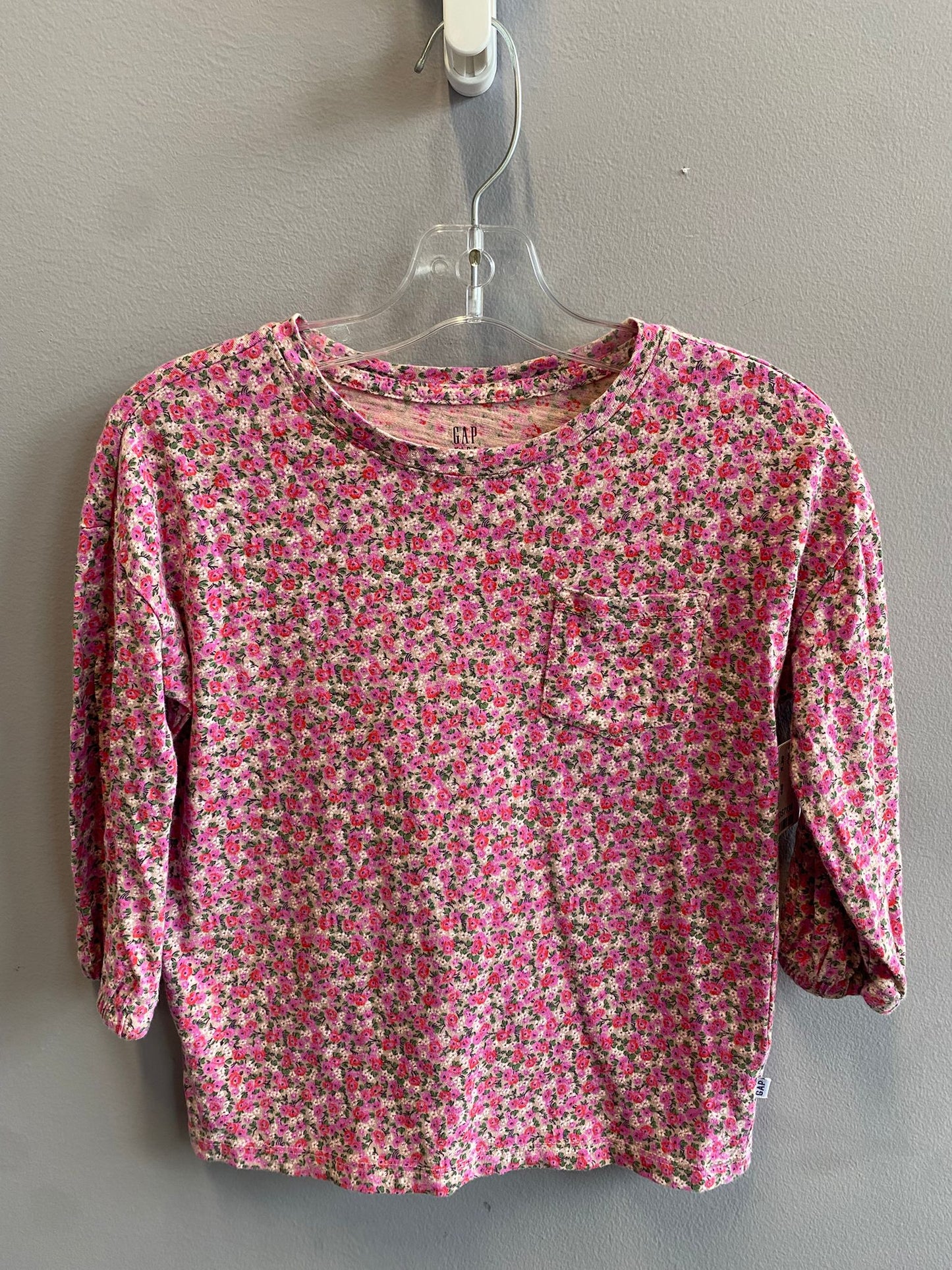 Gap Floral Long Sleeve Shirt Size 6/7