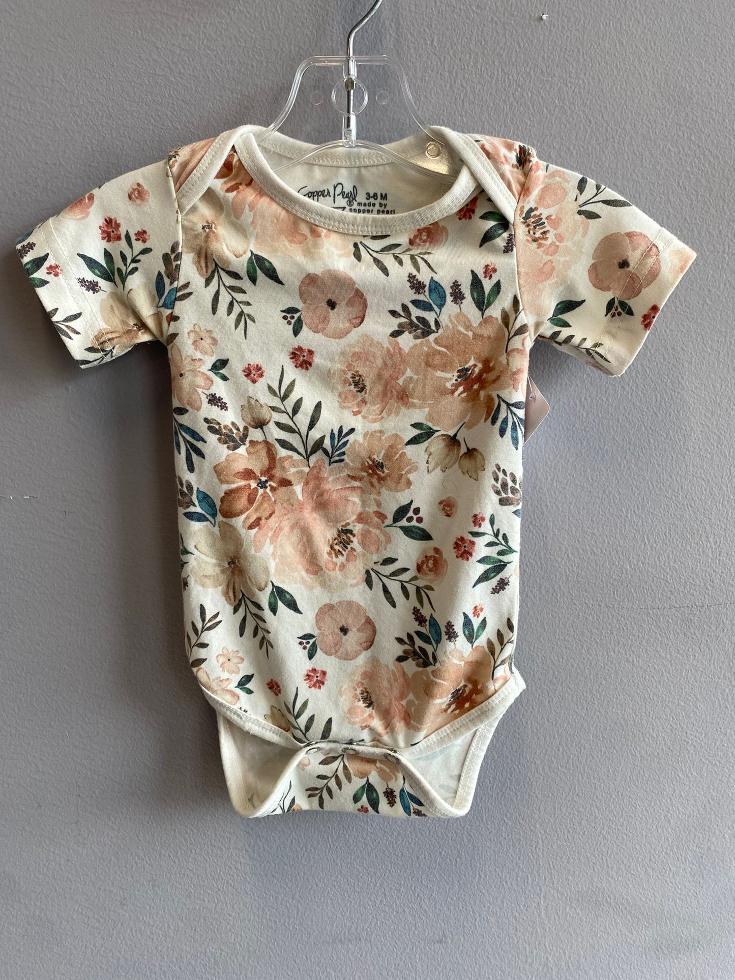Copper Pearl Onesie 6M
