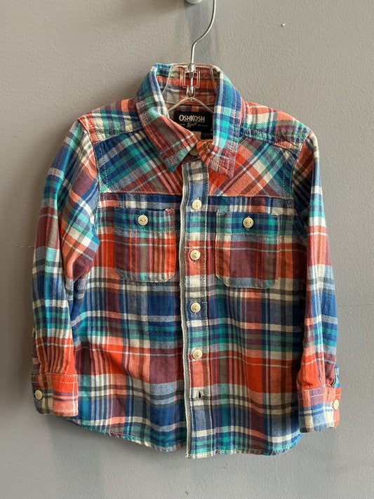 Oshkosh button down long sleeve shirt