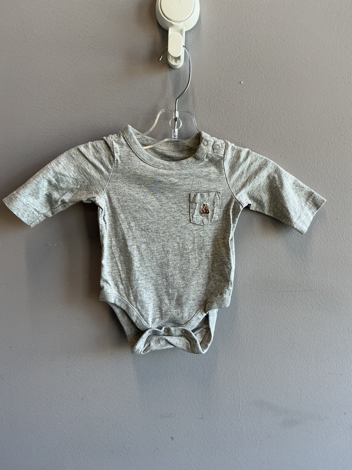 GAP Long Sleeve Onesie 3M