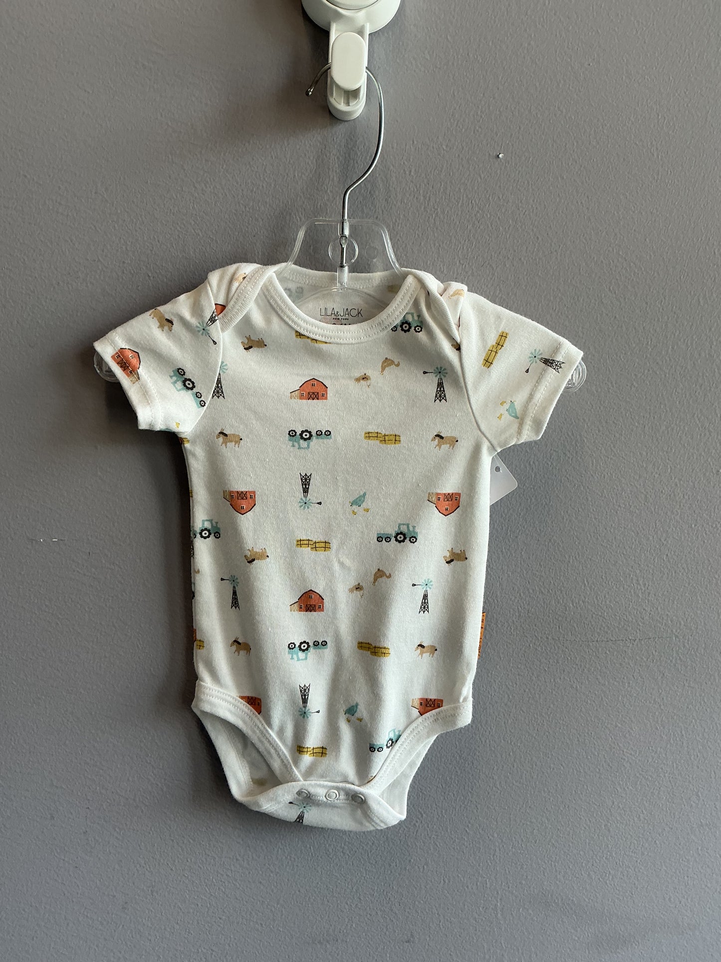 Lila & Jack Onesie 6M