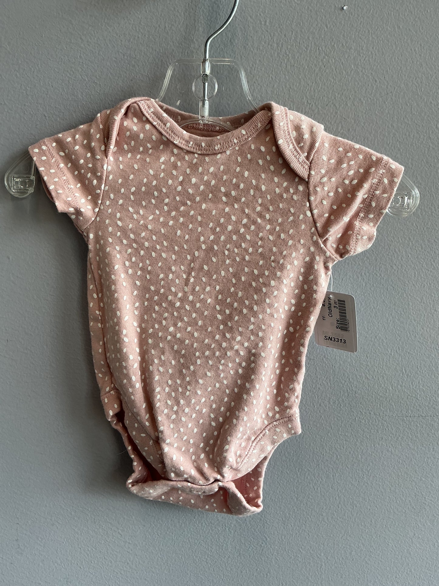Old Navy Shortsleeve Onesie Sz 0-3 M