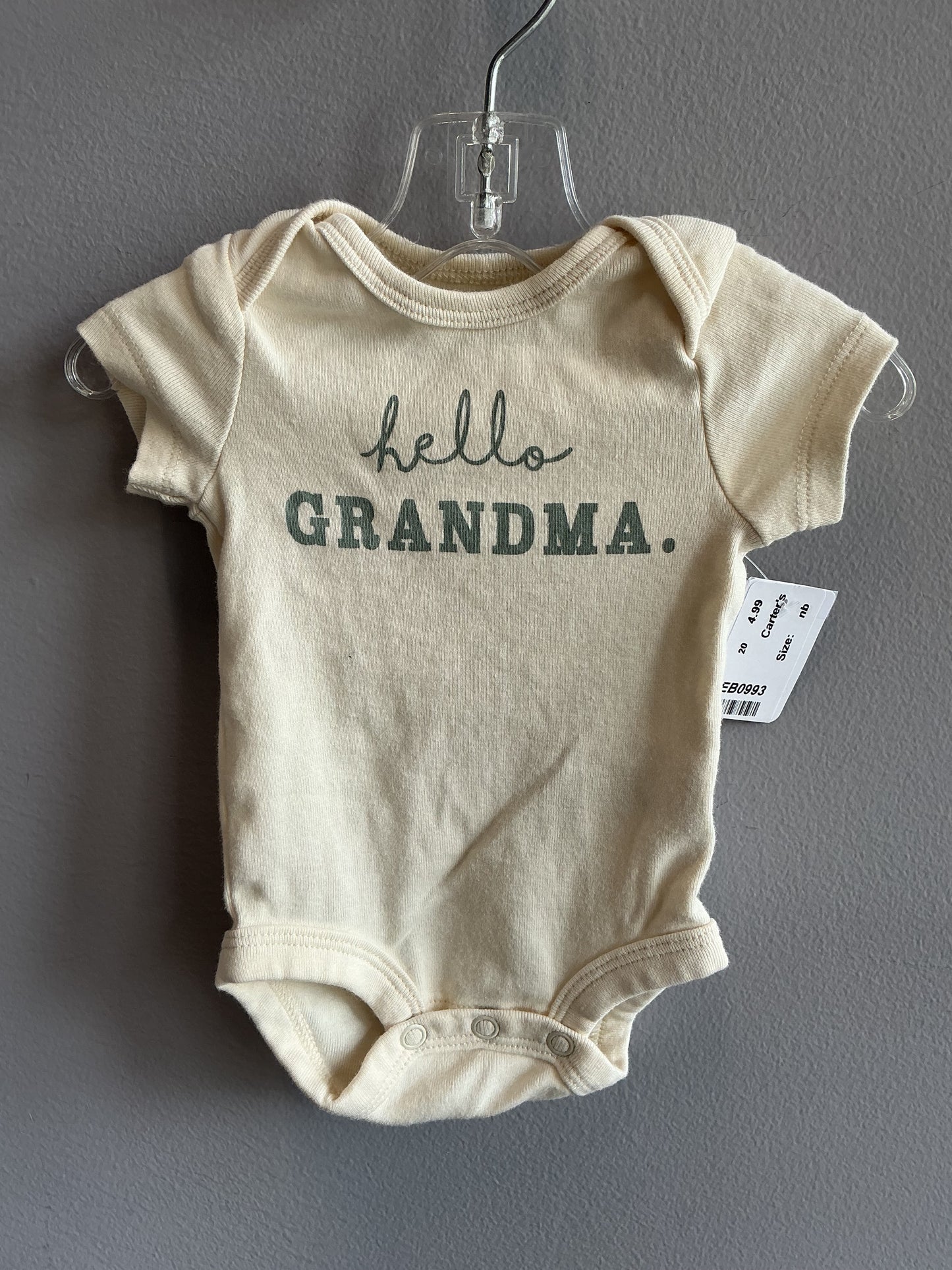 Carter’s Shortsleeve Onesies Sz NB
