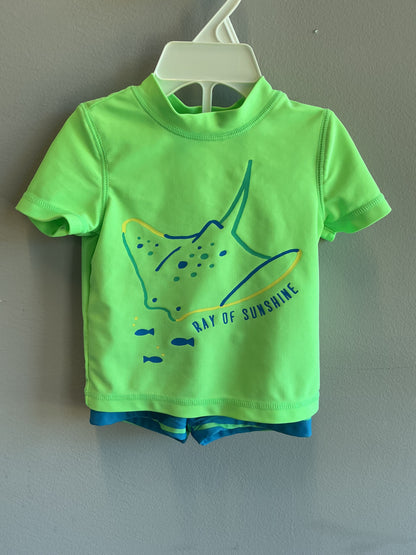 Carter’s Two Piece Swimsuit Sz 6 months