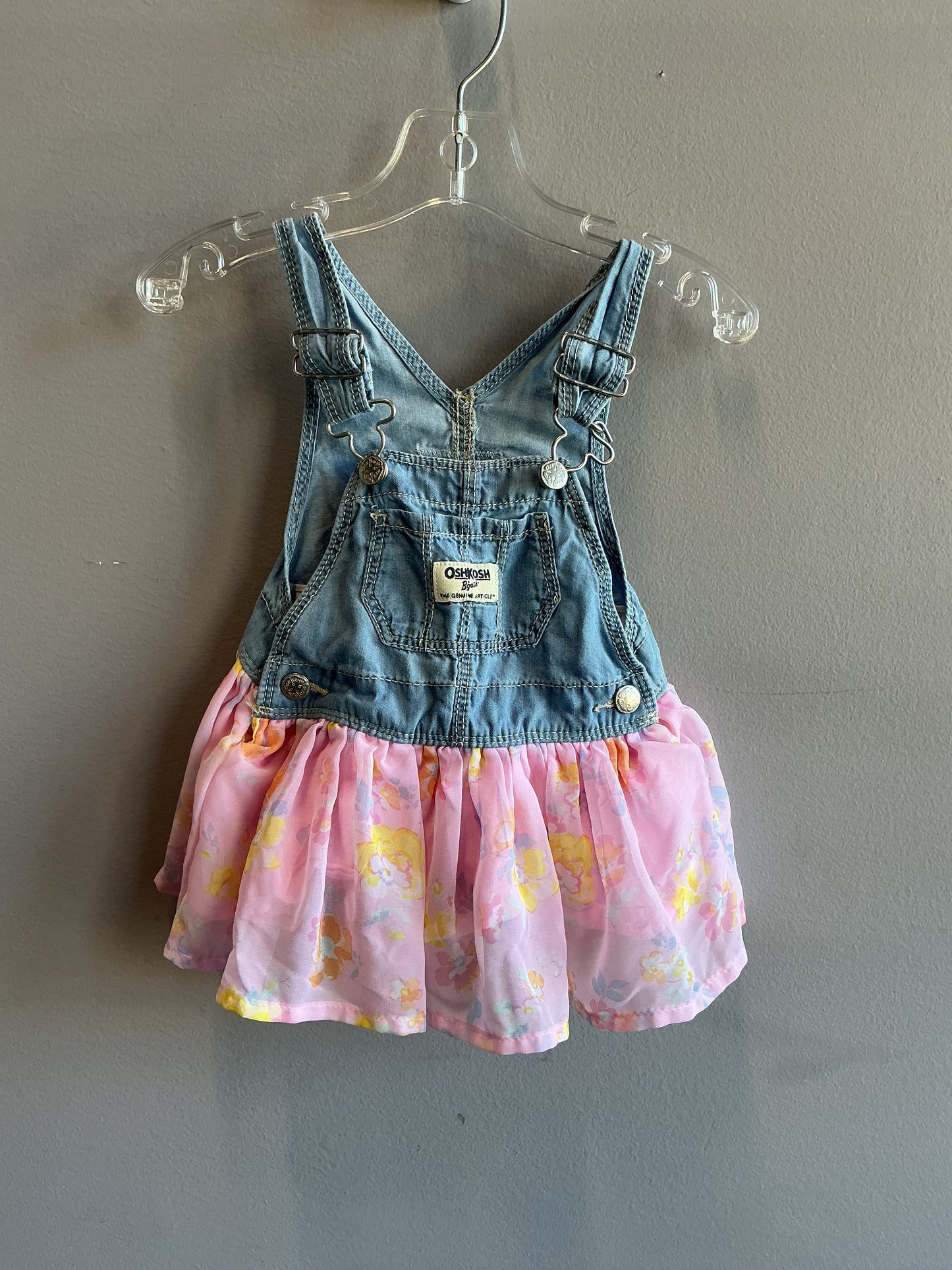 Oshkosh Overall Dress 9M