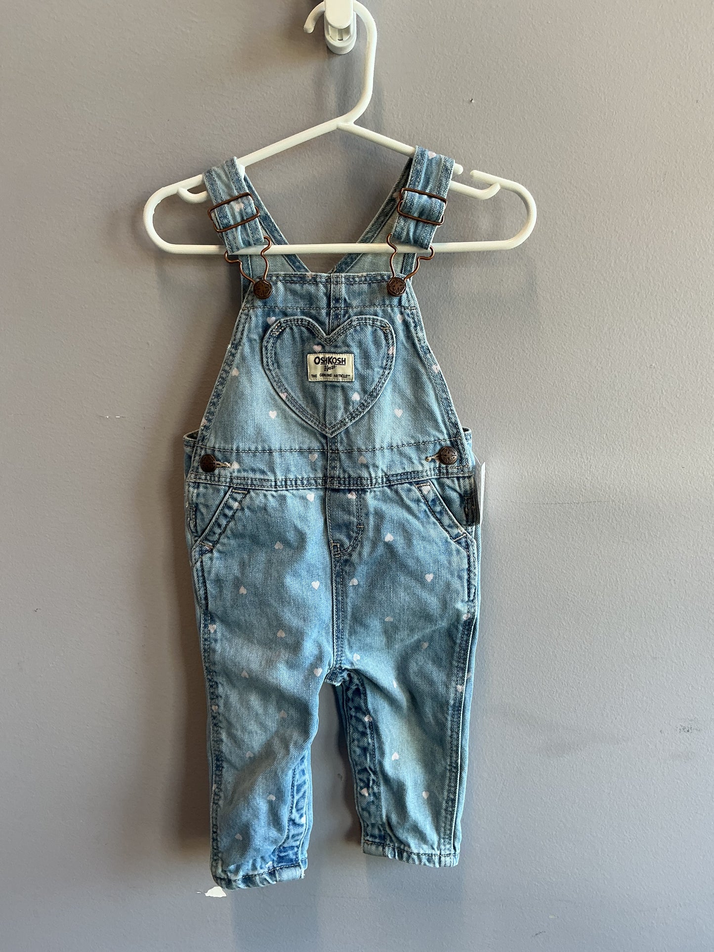Oshkosh Jean Overalls Size 9M