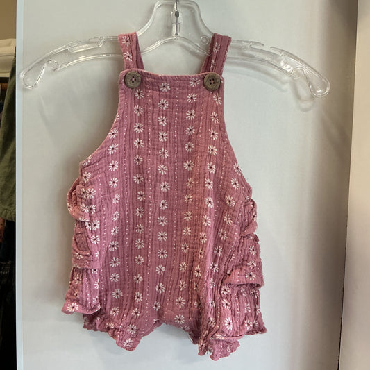 Emily Oliver Overall Shorts 3-6 months