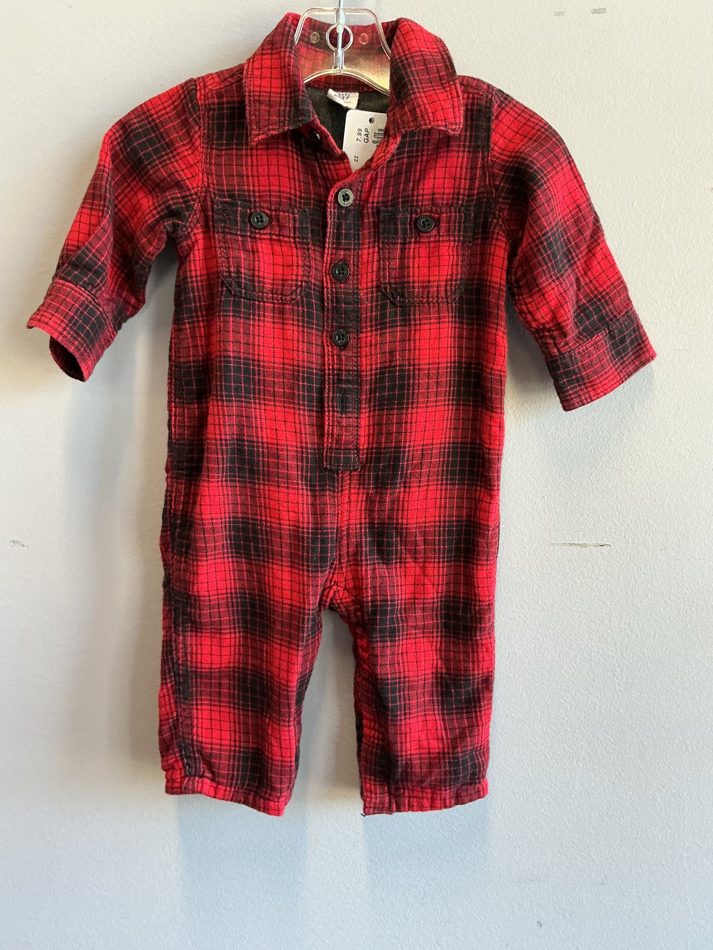Baby Gap Flannel Onesie 3-6 months