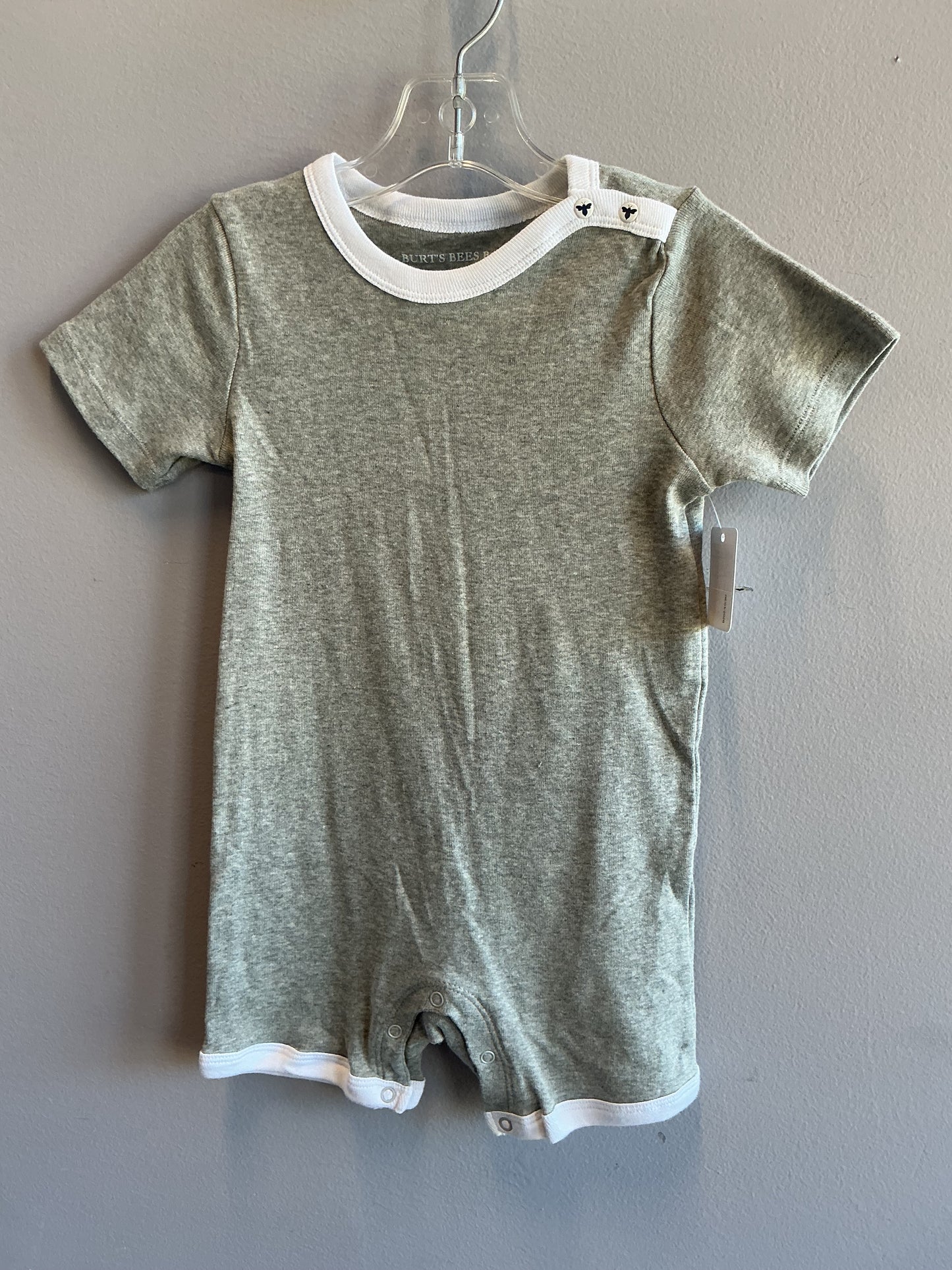Burt’s Bees Shortsleeve Sleeper 12M