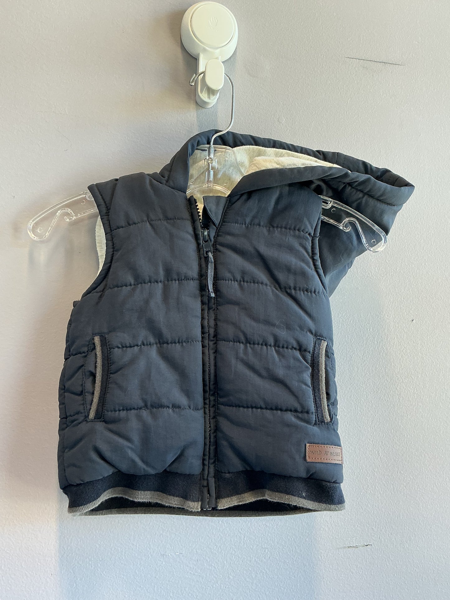Mama & Papa Puffy Vest 12-18M