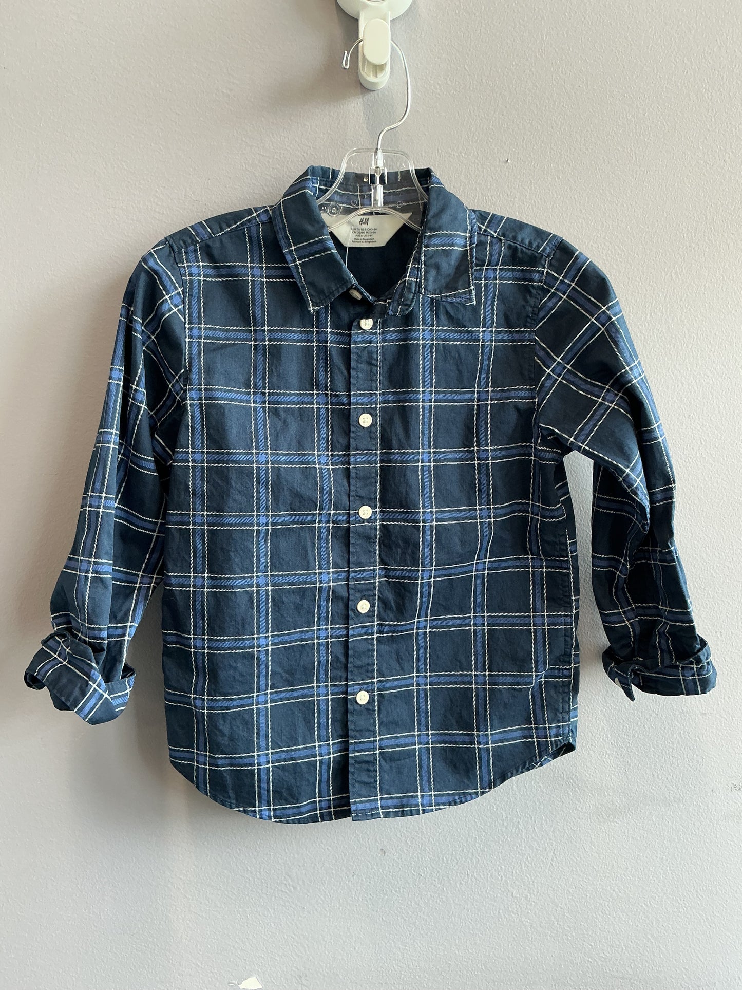 H&M Plaid Button-Up size 6