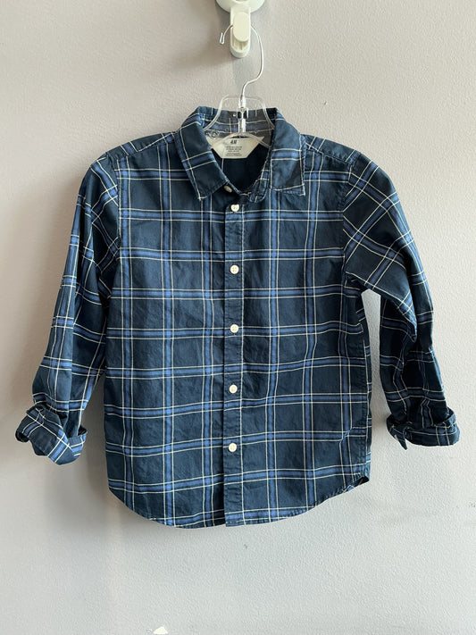 H&M Plaid Button-Up size 6