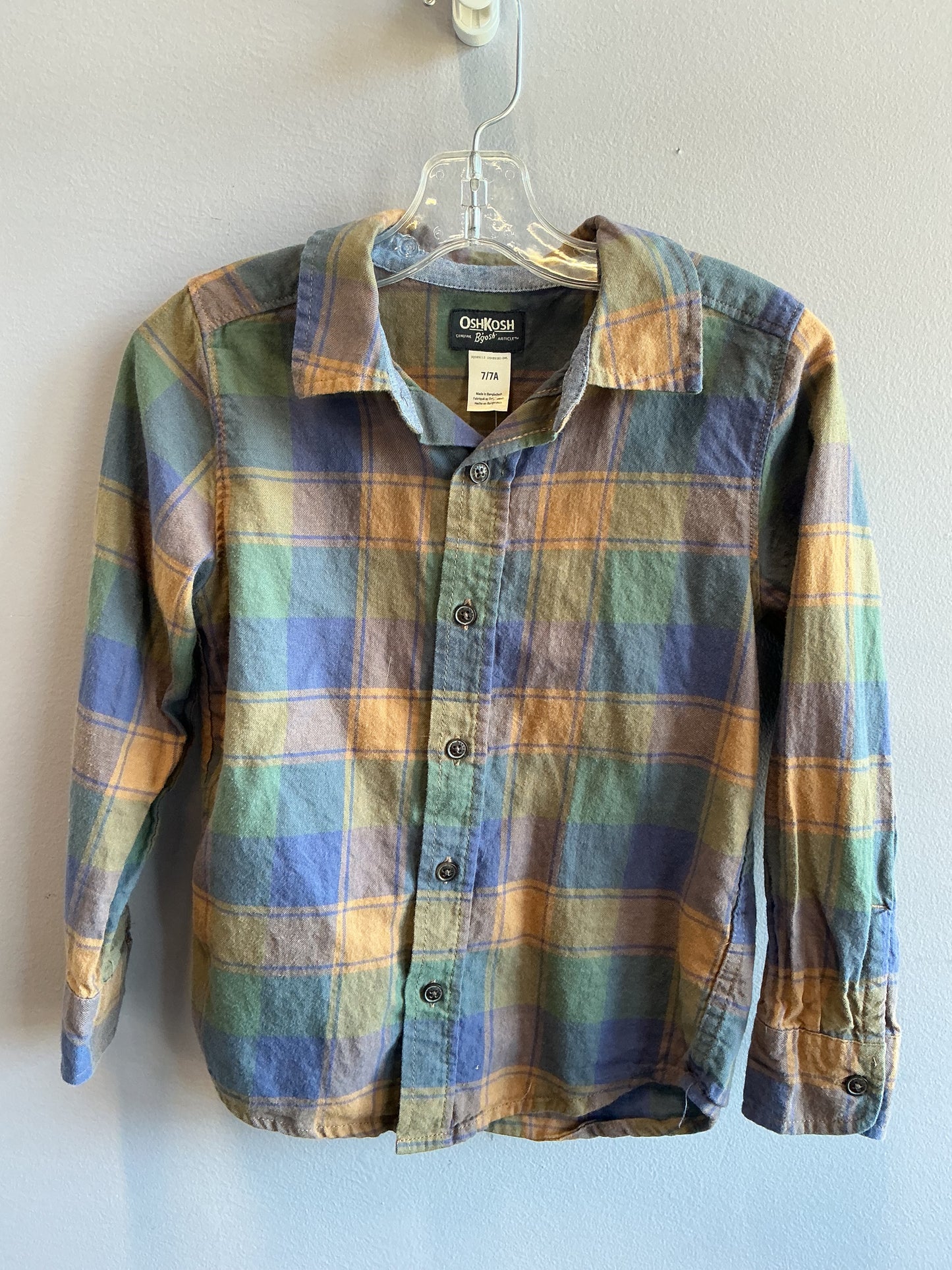 Oshkosh Flannel Shirt size 7
