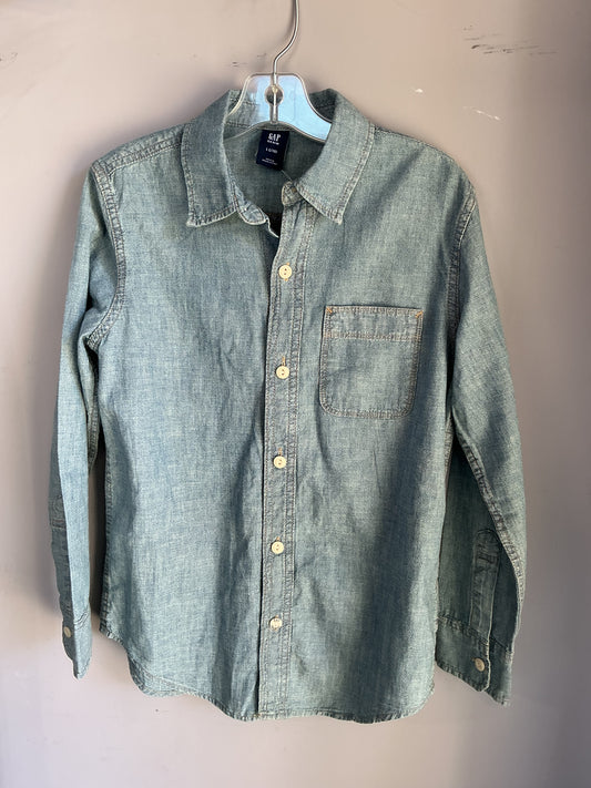 Gap Denim Button Up size 10