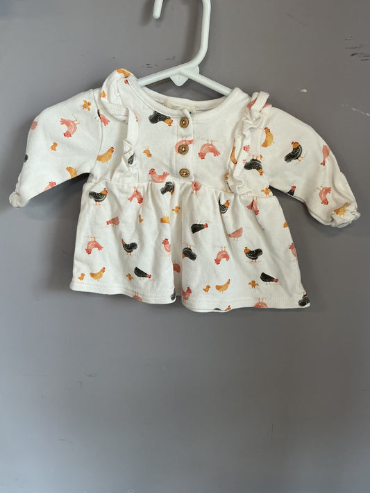 Rabbit + Bear Top size 3 months