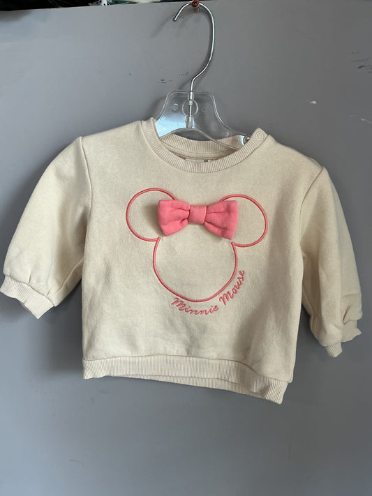H&M Minnie Mouse Sweatshirt size 6 months