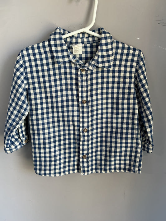 H&M Button Up Shirt size 12 months