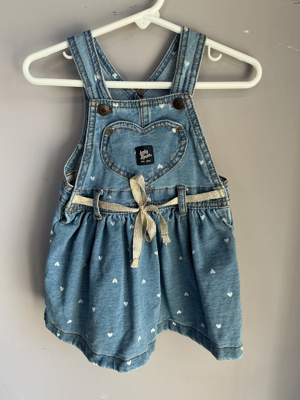Baby B’Gosh Overall Dress size 12 months