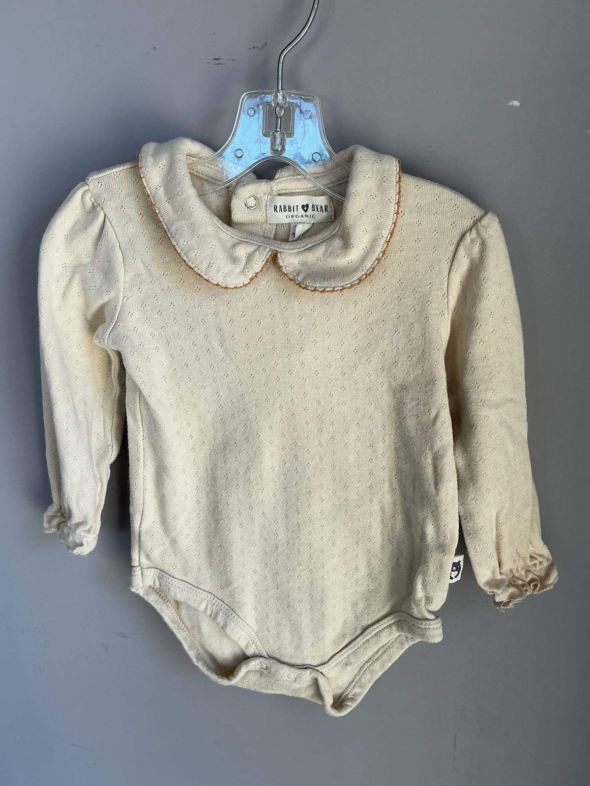 Rabbit + Bear Long Sleeve Onesie Size 18 months
