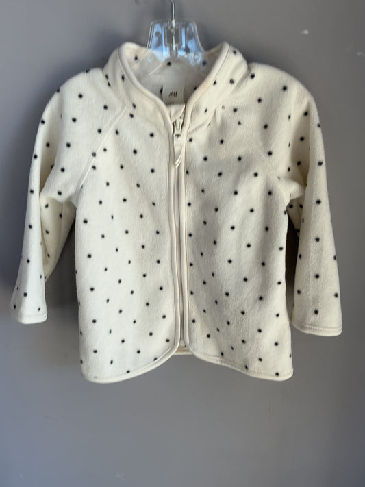 H&M Zip Up Fleece size 9 months
