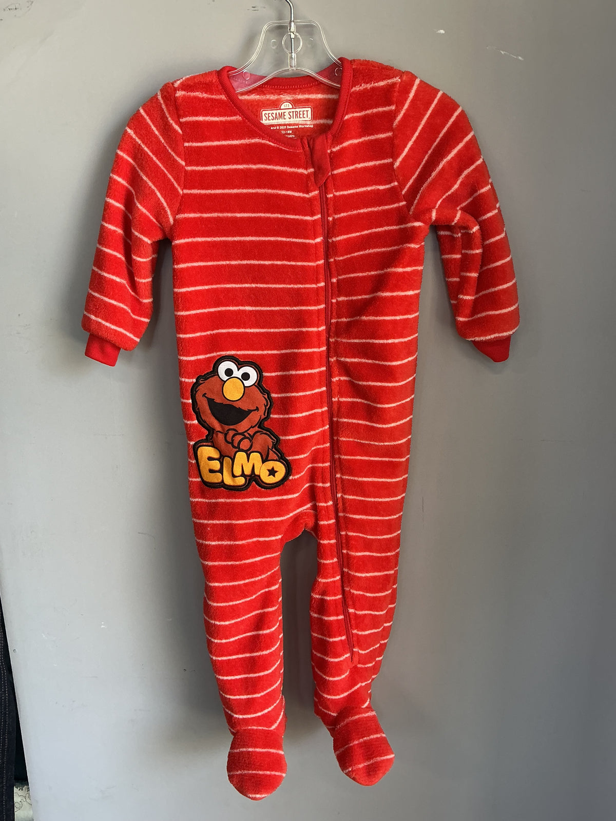 Sesame Street Elmo Fleece Sleeper size 18 months