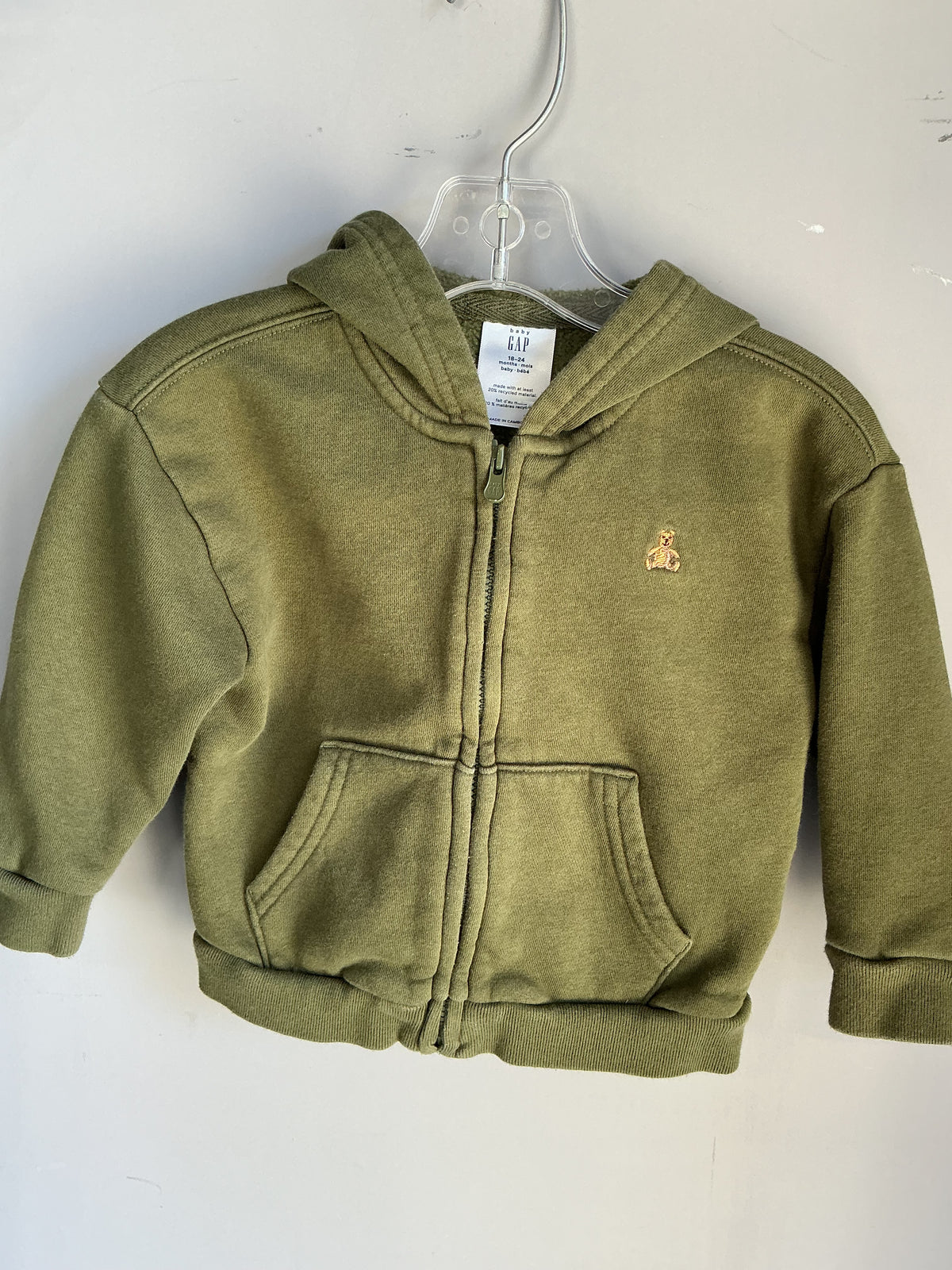 Gap Zip Up Hoodie size 24 months