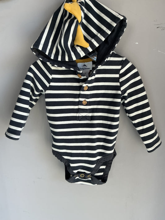 Tommy Bahamas Hooded Onesie size 6 months