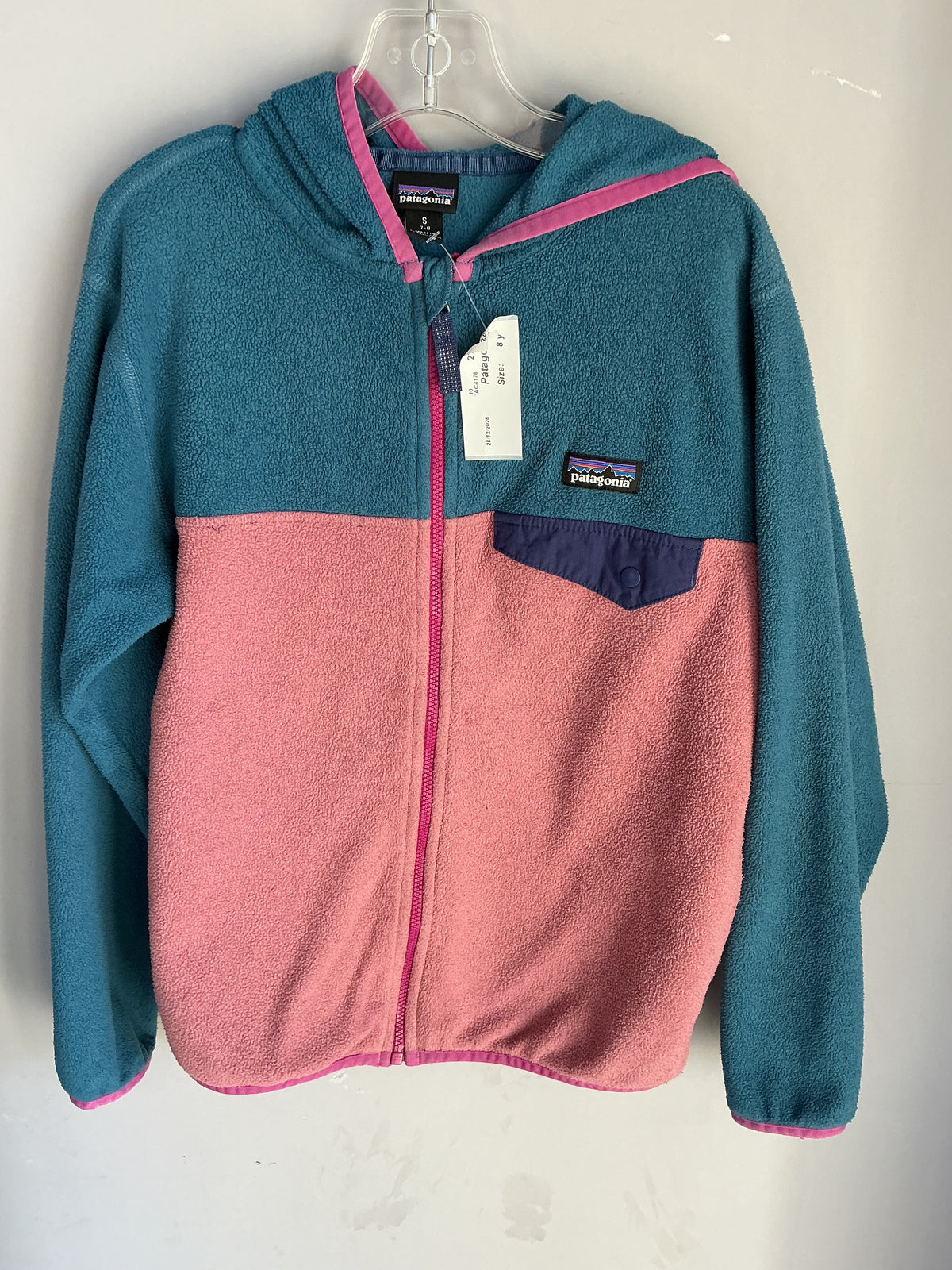 Patagonia Fleece Zip Up size 8