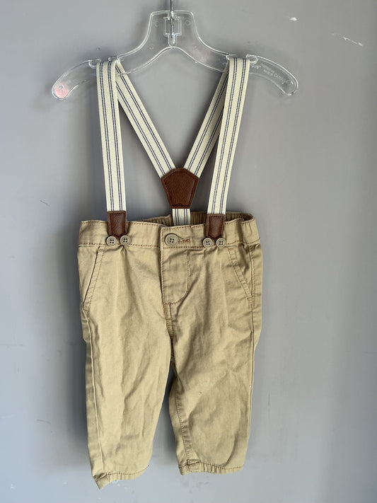 Baby B’Gosh Suspender Pants size 6 months