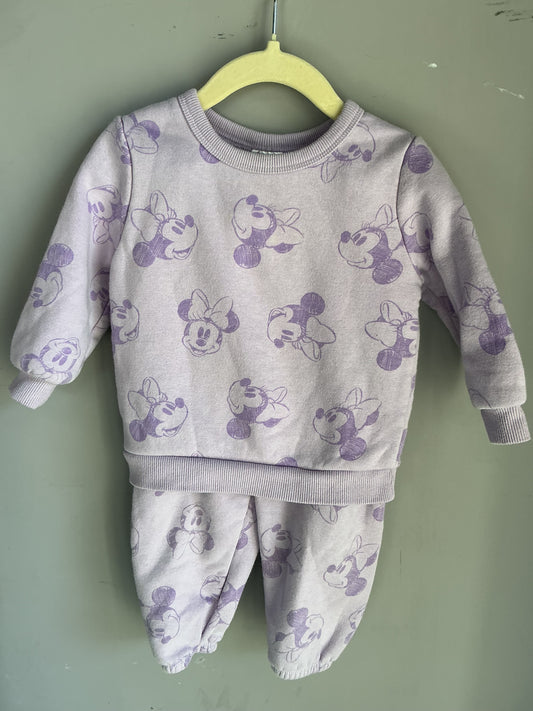 Disney Minnie Mouse 2 Piece Set size 18 months