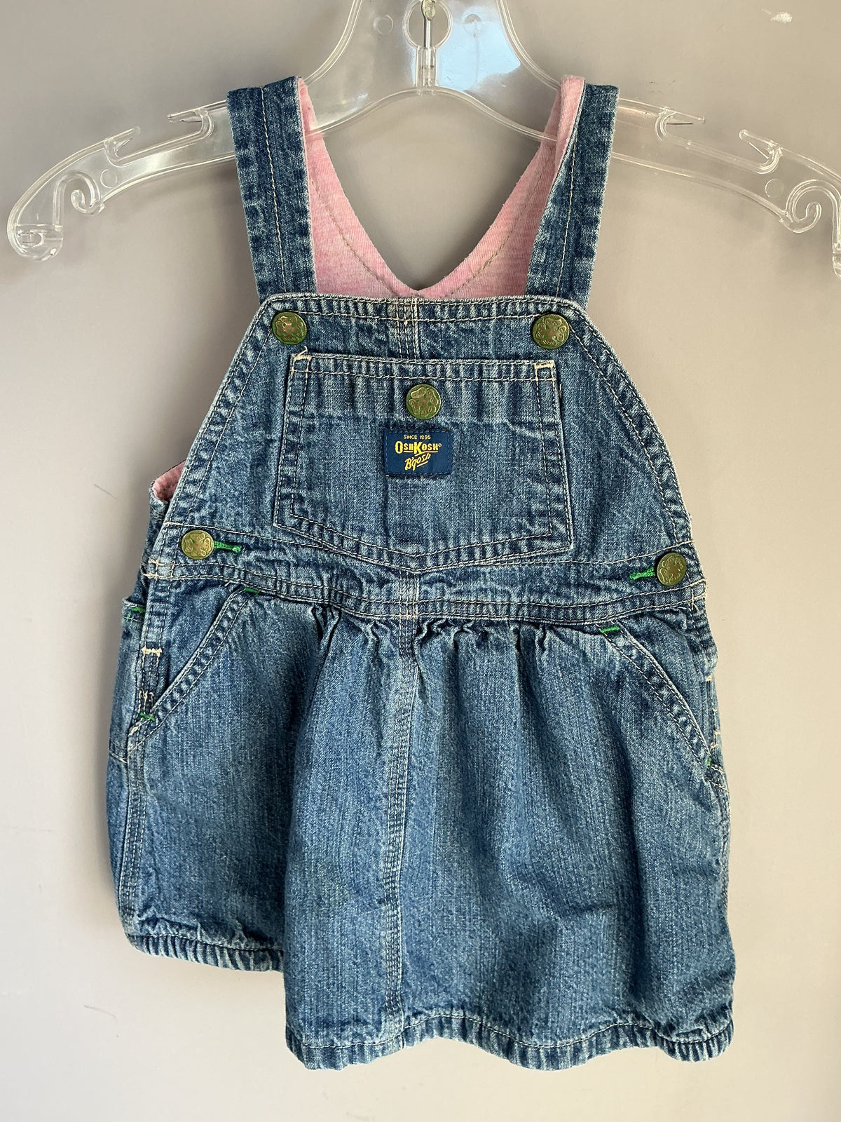 Oshkosh Overall Dress size 12 months