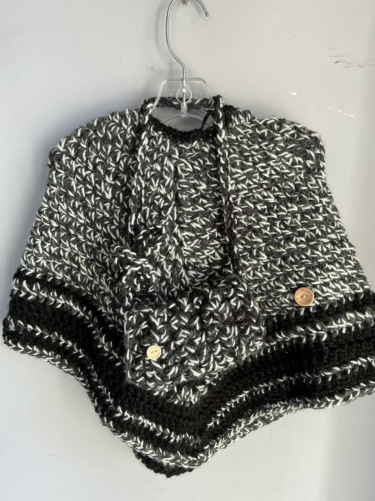 Handmde Poncho and Purse set size 24 months