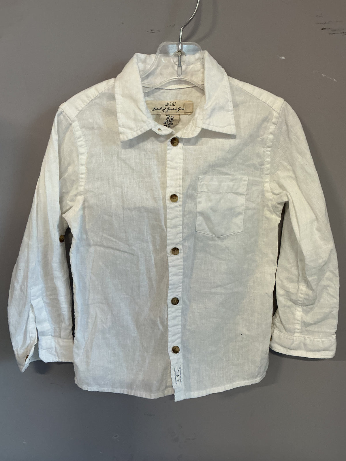 L.O.G.G. Button Up Shirt size 3