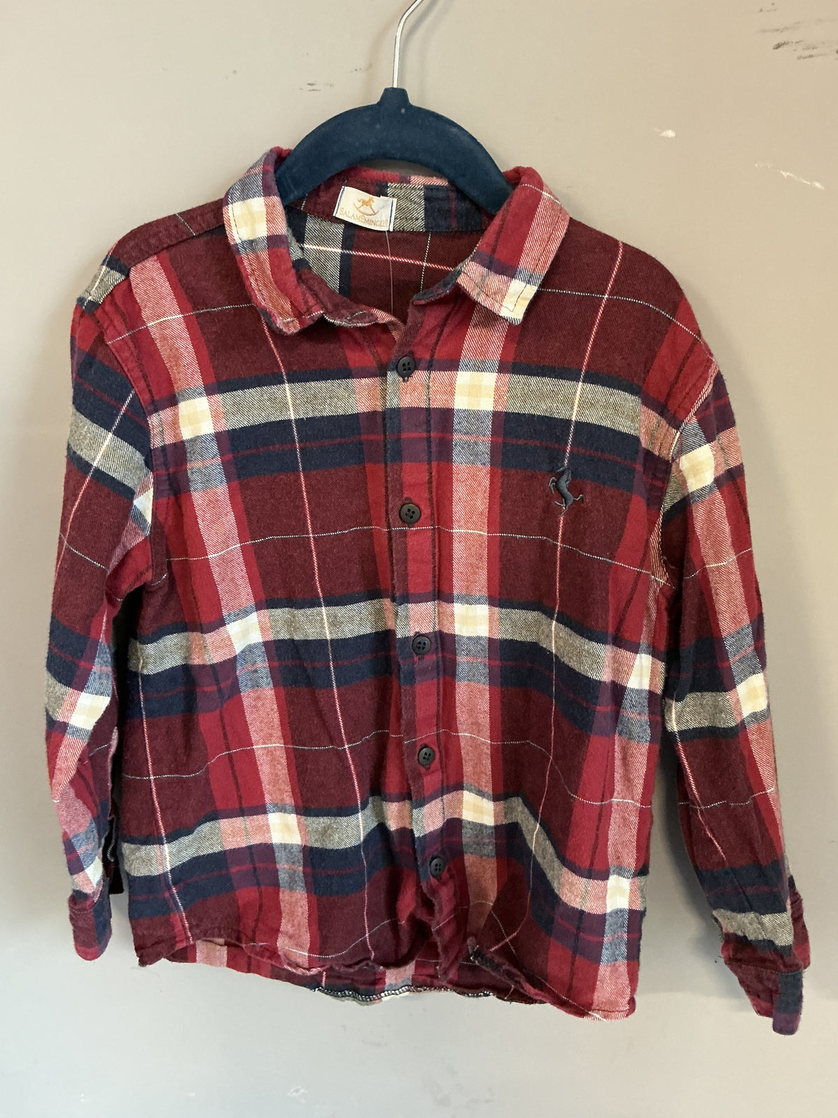 Salame Mingue Button Up Shirt size 4