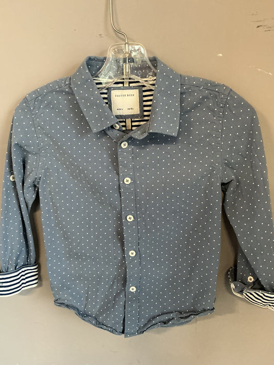 Cactus Boys Button Up Shirt size 4