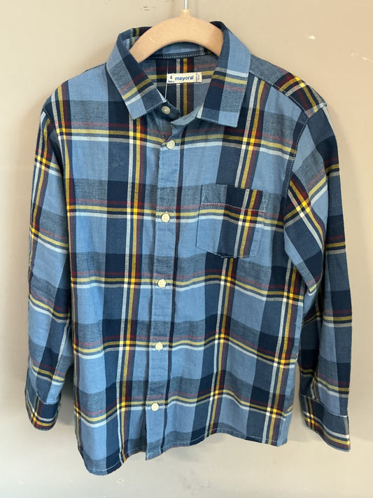 Mayoral Button Up Shirt size 4