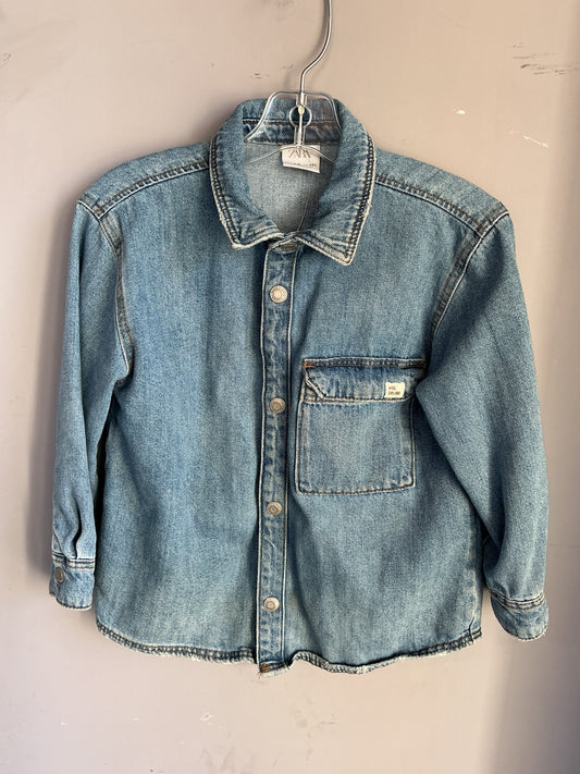 Zara Denim Shacket size 5