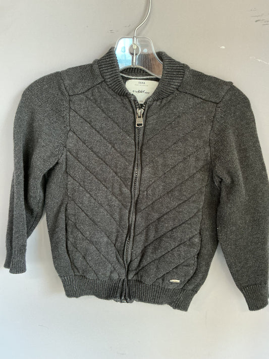 Zara Knit Zip Up size 5