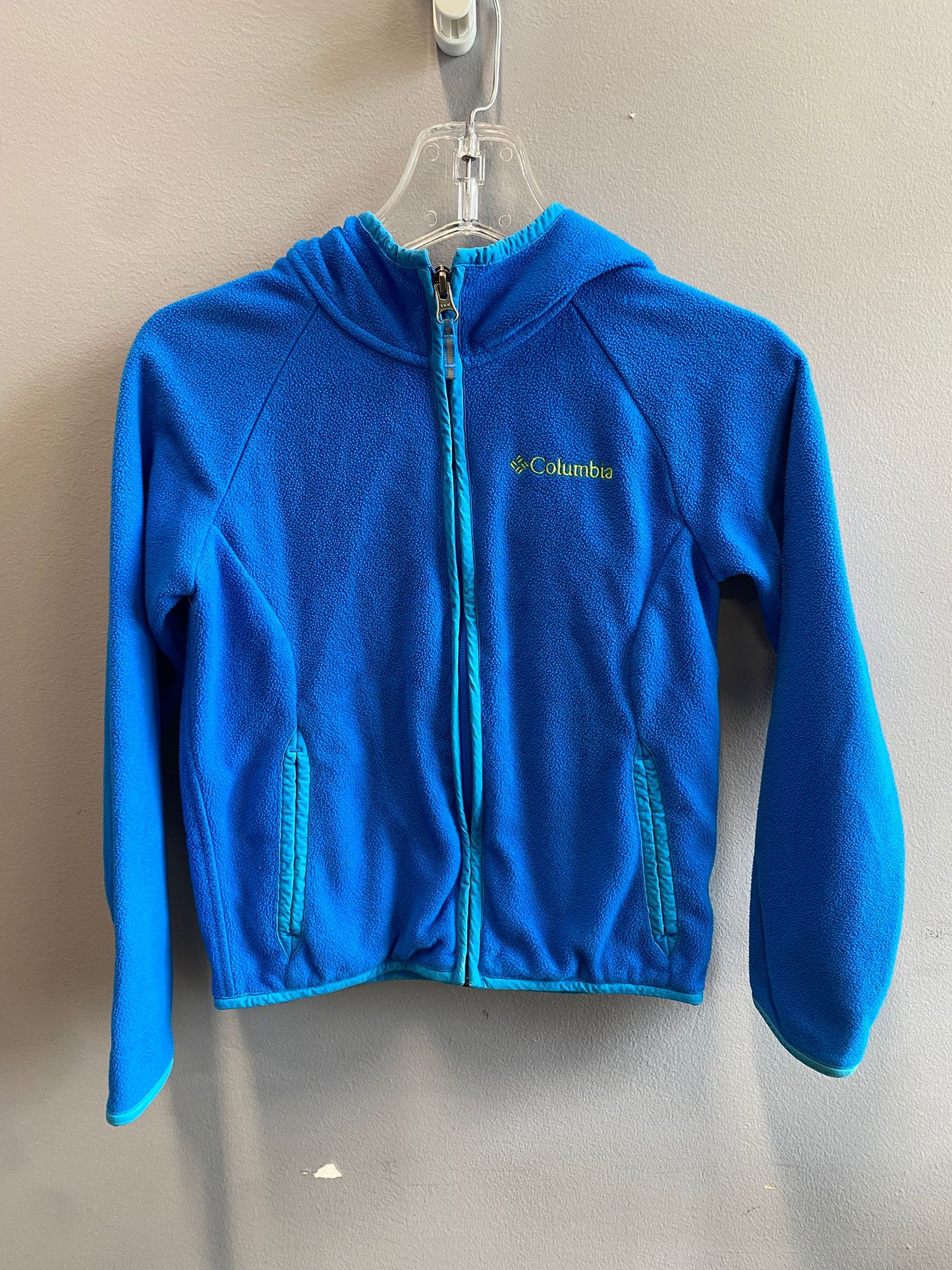 Columbia Hooded Fleece Sweater Size 7