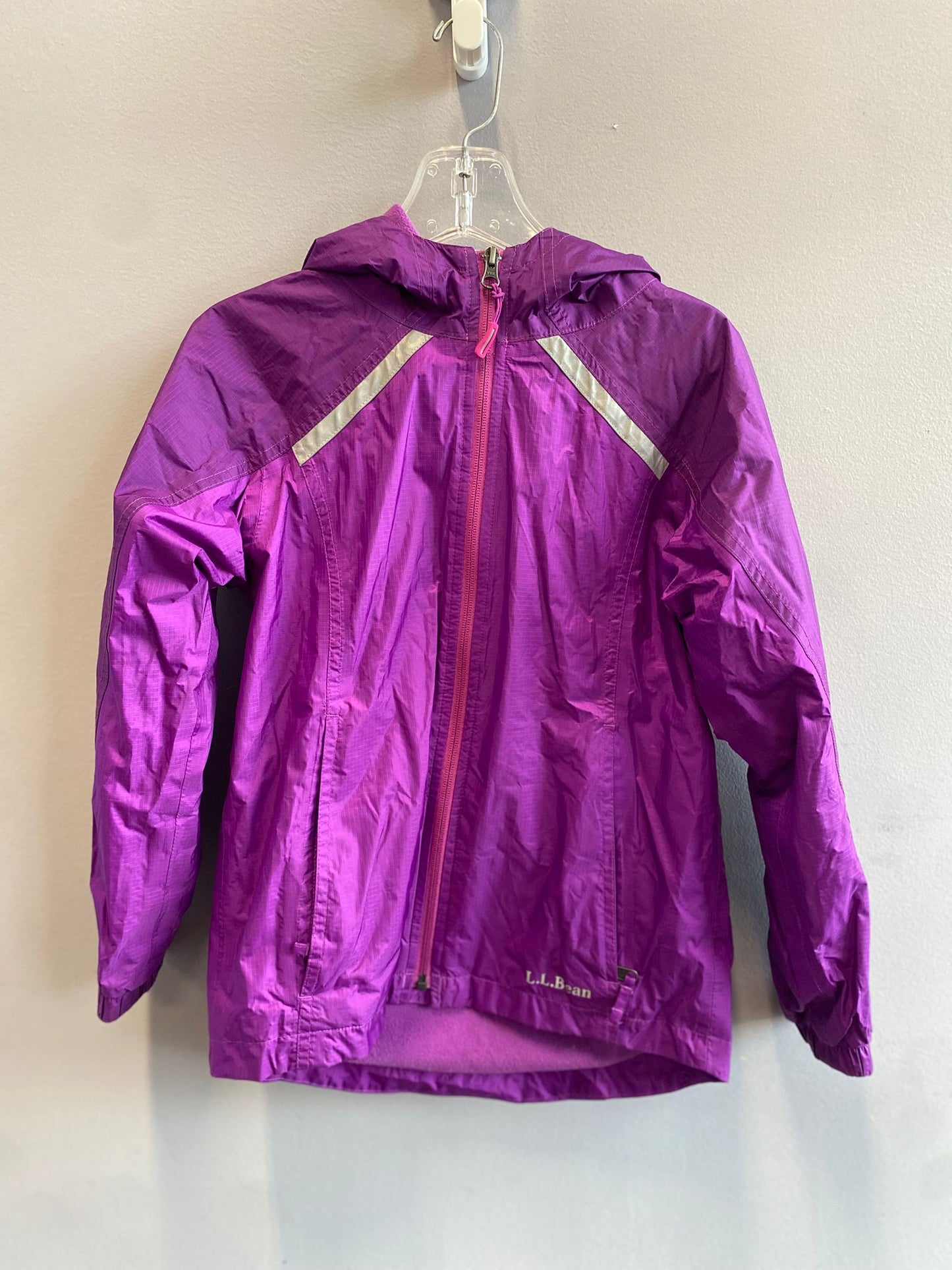 LL Bean Lined Rain Jacket Size 8