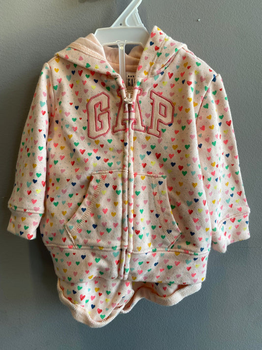 GAP Hoodie and Shorts Set 6M